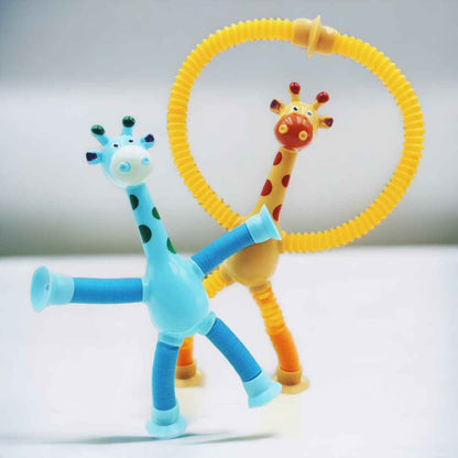 Cueen™ Giraffe Telescopic Suction Toy