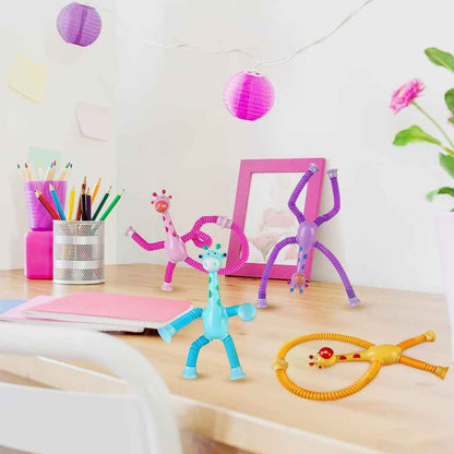 Cueen™ Giraffe Telescopic Suction Toy