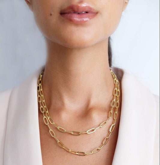 Cueen™ Chain Links Layered Necklace