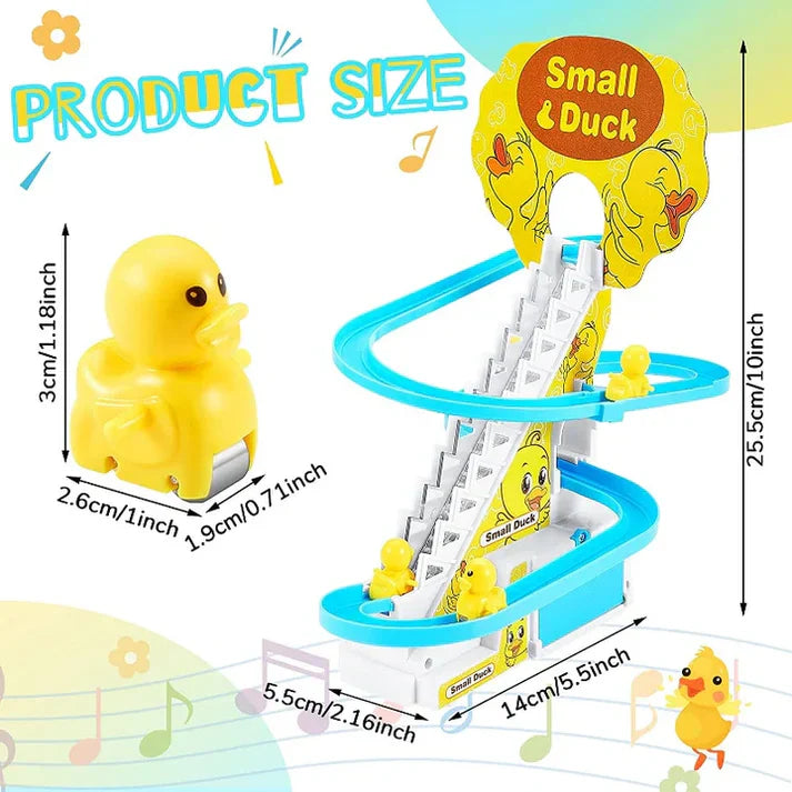 Cueen™ Stair Climbing Ducklings Race Track Set