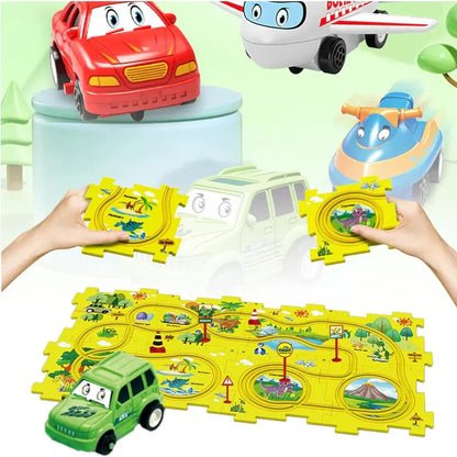 Cueen™ Puzzle Track Car