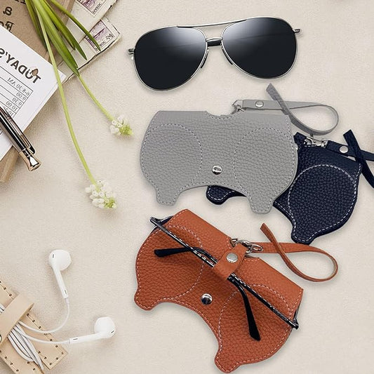 🔥CLEARANCE SALE🔥 Cueen™ Fashion Leather Sunglasses Case