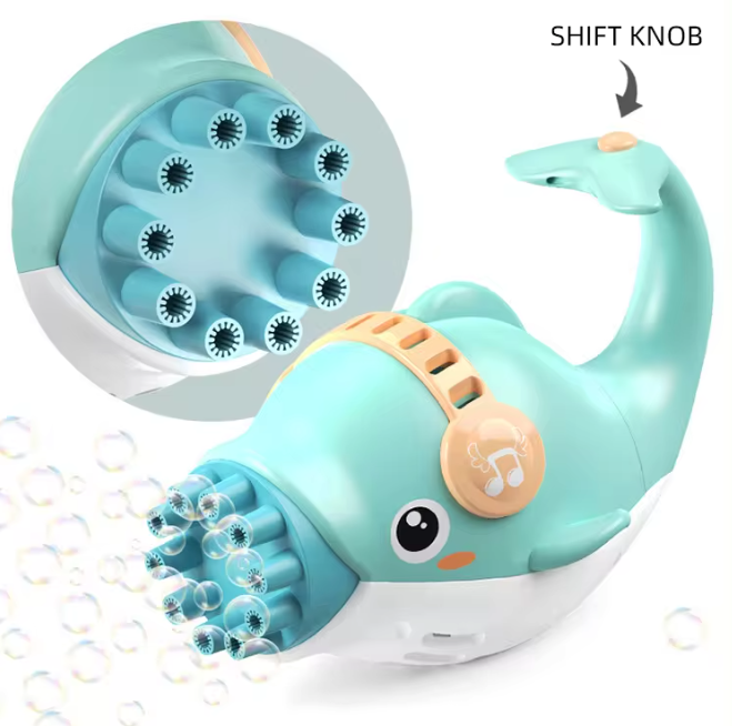 LittleTod Dolphin Bubble Blaster Gun