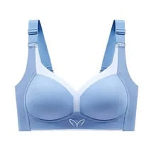 FallSweet Seamless Bras for Women Plus Size Wireless Brassiere Lightly Lined Full Coverage Bra