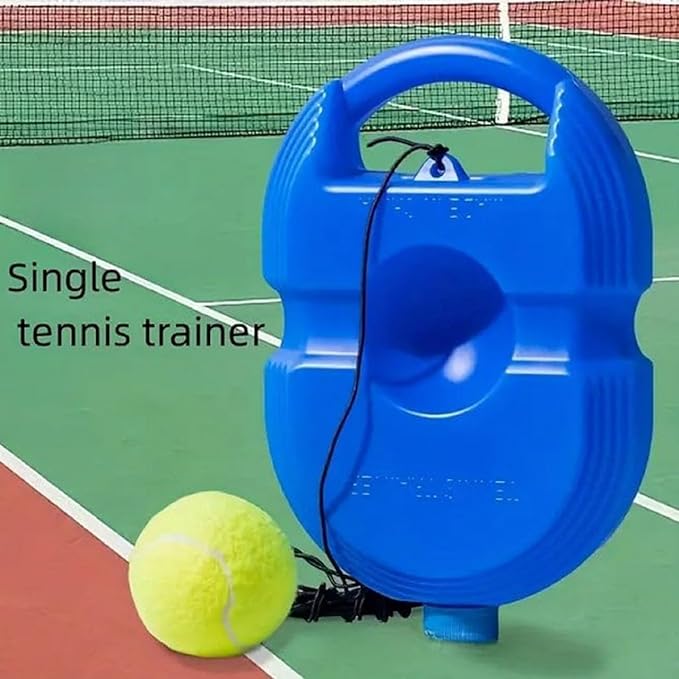 Cueen™ Portable Cricket and Tennis Trainer Rebound Ball