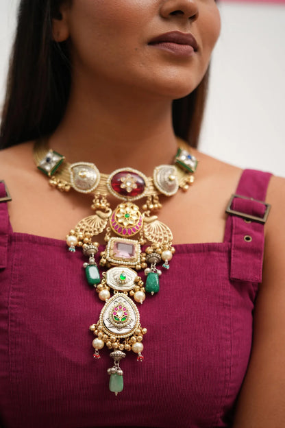 Shefali Long Tribal Necklace | Banjaran Collection