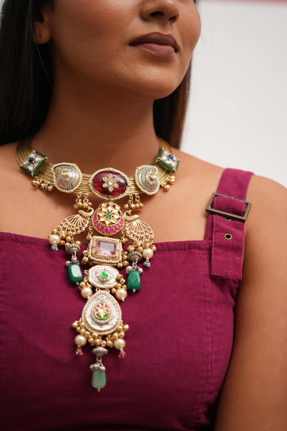 Shefali Long Tribal Necklace | Banjaran Collection