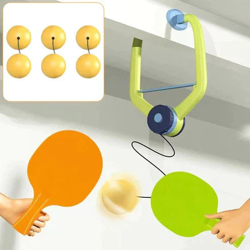 Cueen™ Hanging Indoor Table Tennis Set