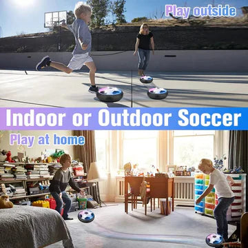 Cueen™ Indoor LED Light Battery Powered Fun Air Football Game