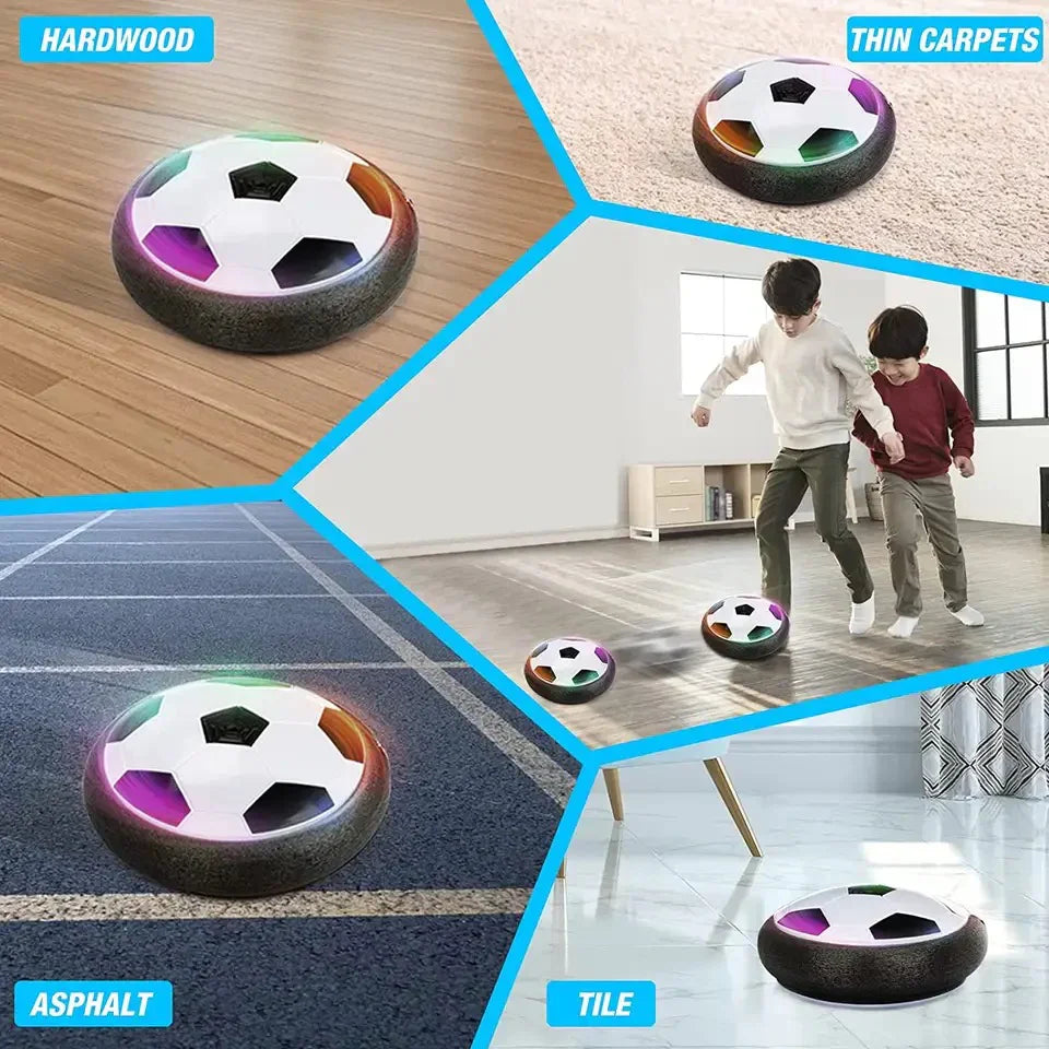 Cueen™ Indoor LED Light Battery Powered Fun Air Football Game